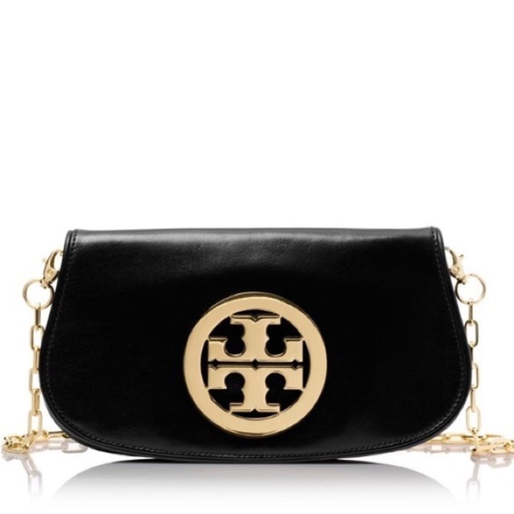 Tory Burch Fold Over Crossbody Brown